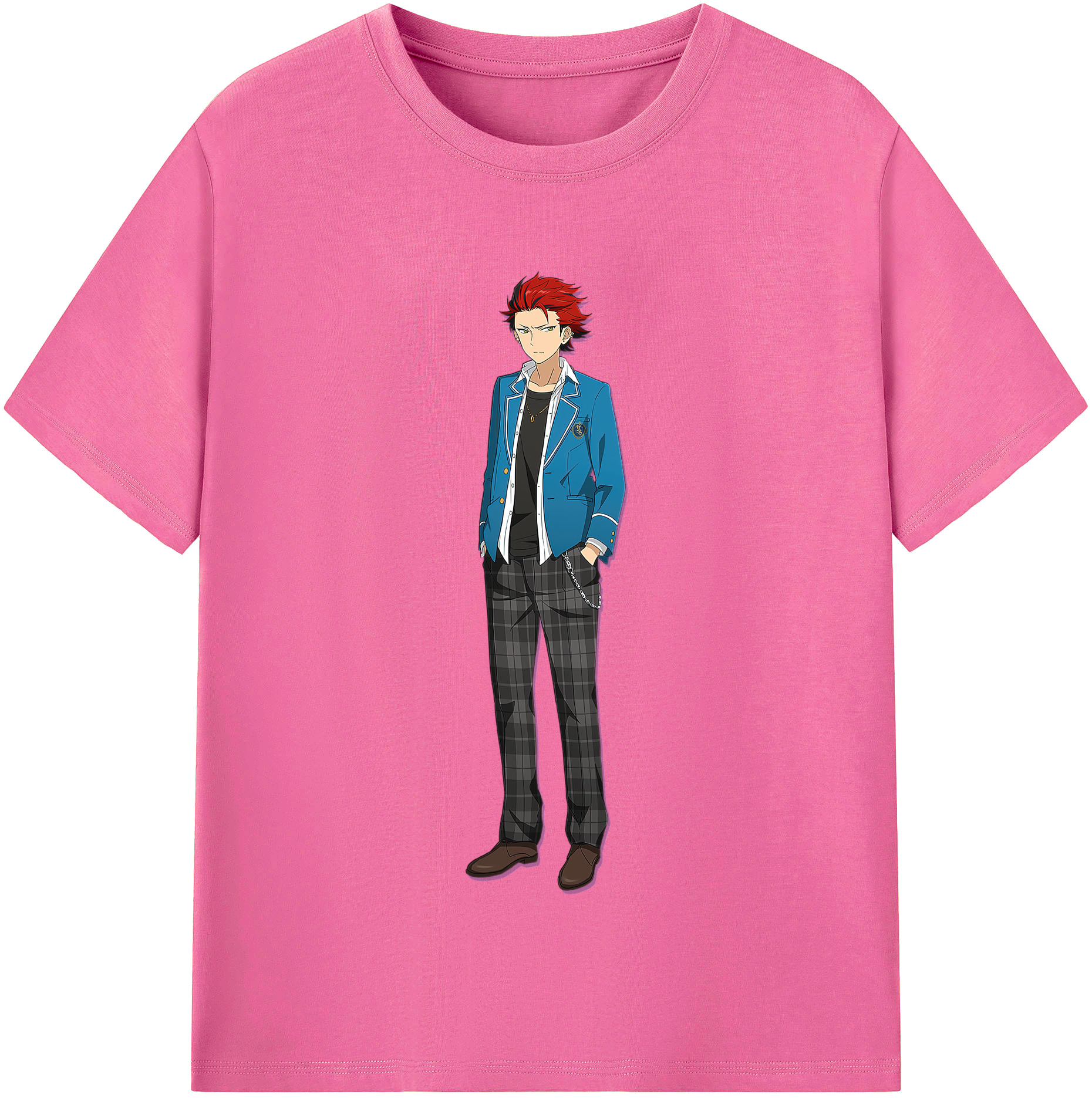 （画像用） あんさんぶるスターズ! Ensemble Stars レディースカジュアルプリントTシャツ（綿100％）